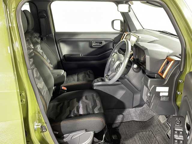 ダイハツ タフト G ターボ 沖縄県 2020(令2)年 4.4万km フォレストカーキメタリック 県外仕入　/禁煙車　/純正７インチナビ/（ＢＴ，フルセグ，ＣＤ／ＤＶＤ，ラジオ，ＵＳＢ）　/パノラマモニター　/レーダークルーズコントロール　/スマートアシスト　/ガラスルーフ　/クリアランスソナー　/ＥＴＣ　/純正ドライブレコーダー/シートヒーター/LEDヘッドライト/純正15インチアルミホイール