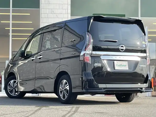 日産 セレナ e－パワー ハイウェイスター V 兵庫県 2019(令1)年 6.8万km ダイヤモンドブラック 純正10インチナビ/プロパイロット/両側パワースライドドア/アラウンドビューモニター/ビルトインETC/ステアリングヒーター/シートヒーター/フリップダウンモニター/純正フロアマット/フルセグTV/パーキングアシスト/CD/DVD/Bluetooth接続/LEDヘッドライト/スイッチスタート/地図SDなし