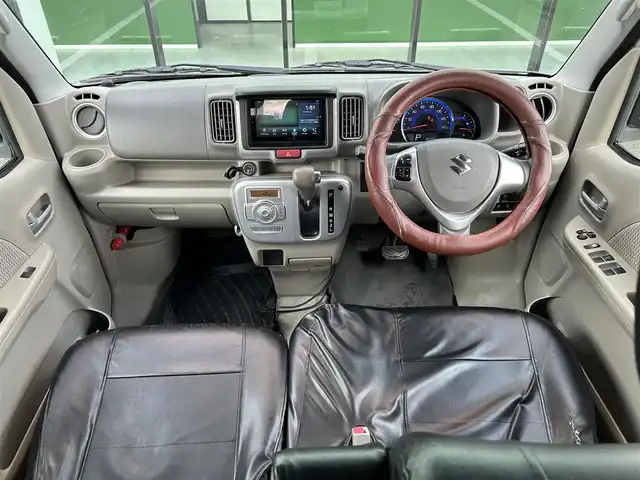 スズキ エブリィ ワゴン PZターボ スペシャル 和歌山県 2019(平31)年 8.1万km パールホワイト 社外ディスプレイオーディオ/Bluetooth/USB/ETC/衝突軽減カメラ/両側パワースライドドア/オートステップ/ステアリングスイッチ/LEDヘッドライト/フォグランプ/オートライト/オーバーヘッドコンソール/電格ミラー/パワーウィンドウ/フルオートエアコン/純正14インチAW/プッシュスタート/スマートキー