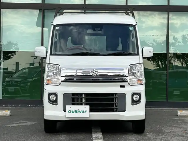 スズキ エブリィ ワゴン PZターボ スペシャル 和歌山県 2019(平31)年 8.1万km パールホワイト 社外ディスプレイオーディオ/Bluetooth/USB/ETC/衝突軽減カメラ/両側パワースライドドア/オートステップ/ステアリングスイッチ/LEDヘッドライト/フォグランプ/オートライト/オーバーヘッドコンソール/電格ミラー/パワーウィンドウ/フルオートエアコン/純正14インチAW/プッシュスタート/スマートキー