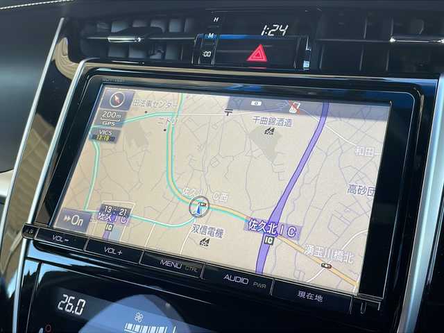 トヨタ ハリアー ハイブリッド エレガンス 長野県 2015(平27)年 7.6万km ホワイトパールクリスタルシャイン ４WD/純正9型ナビフルセグTV/Weds20インチアルミ/社外エアロ/ハーフレザーシート/ドライブレコーダー/プッシュスタート/スマートキー/パワーシート