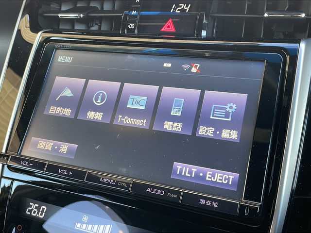 トヨタ ハリアー ハイブリッド エレガンス 長野県 2015(平27)年 7.6万km ホワイトパールクリスタルシャイン ４WD/純正9型ナビフルセグTV/Weds20インチアルミ/社外エアロ/ハーフレザーシート/ドライブレコーダー/プッシュスタート/スマートキー/パワーシート