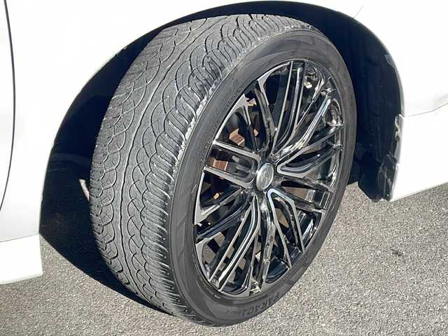 トヨタ ハリアー ハイブリッド エレガンス 長野県 2015(平27)年 7.6万km ホワイトパールクリスタルシャイン ４WD/純正9型ナビフルセグTV/Weds20インチアルミ/社外エアロ/ハーフレザーシート/ドライブレコーダー/プッシュスタート/スマートキー/パワーシート