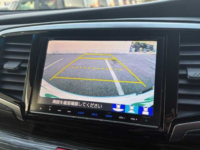 ホンダ オデッセイ ハイブリッド アブソルートセンシングEXパック 大阪府 2017(平29)年 6.9万km プレミアムヴィーナスブラックP フリップダウンモニター/純正ナビ/フルセグ/バックカメラ/ブラインドスポットモニター/ホンダセンシング/両側パワースライドドア/シートヒーター/オットマンチェア/レザーシート/LEDヘッドライト/ビルトインETC/AC100V/革巻きステアリング/スマートキー×2