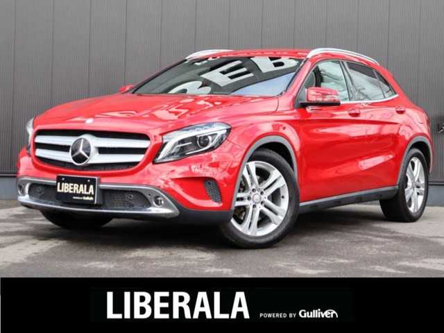 メルセデス・ベンツ ＧＬＡ２５０ 4マチック 長野県 2015(平27)年 2.7万km ジュピターレッド レーダーセーフティＰＫＧ　/ハーフレザーシート　/純正ナビ　/フルセグＴＶ　/Ｂカメラ　/ディストロニック　/ＬＫＡ　ＢＳＭ　/衝突軽減Ｂ　/パワーシート／ヒーター　/キーレスゴー　/パワーバックドア　/純正１８ＡＷ