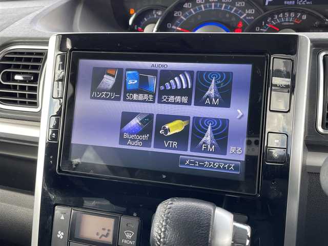 ダイハツ タント カスタム RS トップED SA Ⅲ 鳥取県 2017(平29)年 4.9万km ナイトシャドーパープルクリスタルM ４ＷＤ・ターボ/純正８インチナビ／フルセグ／ＤＶＤ／ＣＤ／ＢＴ/バックカメラ/ドライブレコーダー/スマートアシスト/両側パワースライド/純正１５インチアルミホイール/ＬＥＤヘットライト/フォグライト/プッシュスタート/シートヒーター/エコアイドル/ハーフレザーシート/ウィンカーミラー/フロアマット・バイザー