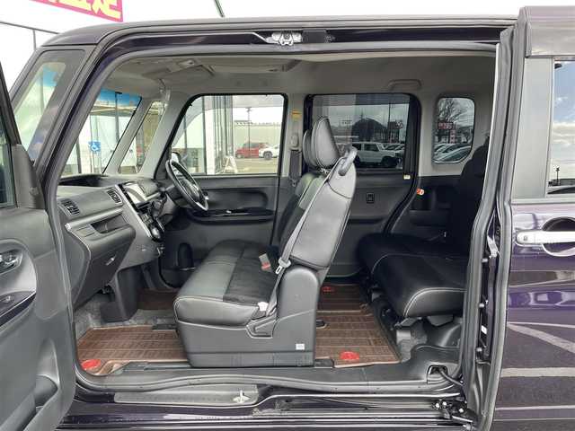 ダイハツ タント カスタム RS トップED SA Ⅲ 鳥取県 2017(平29)年 4.9万km ナイトシャドーパープルクリスタルM ４ＷＤ・ターボ/純正８インチナビ／フルセグ／ＤＶＤ／ＣＤ／ＢＴ/バックカメラ/ドライブレコーダー/スマートアシスト/両側パワースライド/純正１５インチアルミホイール/ＬＥＤヘットライト/フォグライト/プッシュスタート/シートヒーター/エコアイドル/ハーフレザーシート/ウィンカーミラー/フロアマット・バイザー