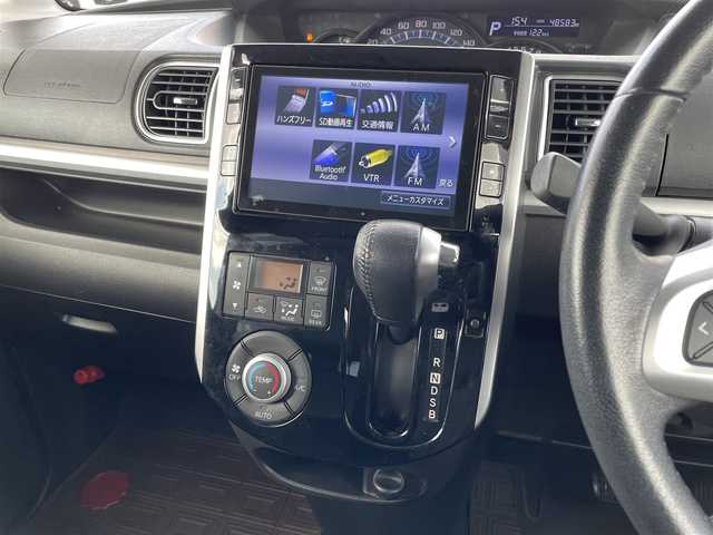 ダイハツ タント カスタム RS トップED SA Ⅲ 鳥取県 2017(平29)年 4.9万km ナイトシャドーパープルクリスタルM ４ＷＤ・ターボ/純正８インチナビ／フルセグ／ＤＶＤ／ＣＤ／ＢＴ/バックカメラ/ドライブレコーダー/スマートアシスト/両側パワースライド/純正１５インチアルミホイール/ＬＥＤヘットライト/フォグライト/プッシュスタート/シートヒーター/エコアイドル/ハーフレザーシート/ウィンカーミラー/フロアマット・バイザー