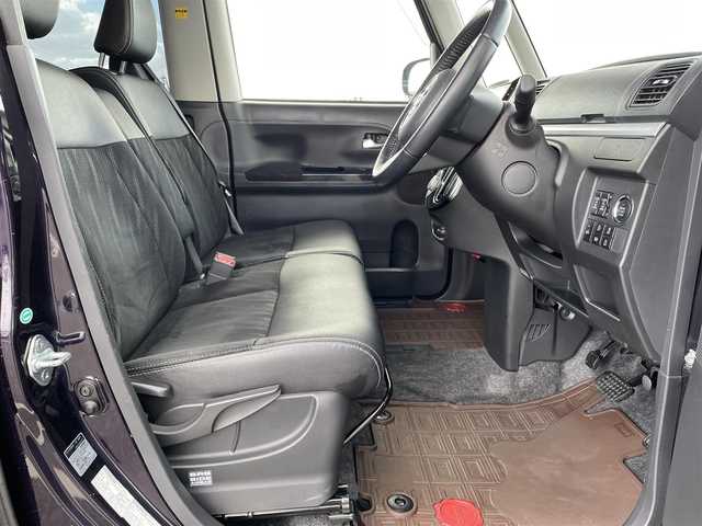 ダイハツ タント カスタム RS トップED SA Ⅲ 鳥取県 2017(平29)年 4.9万km ナイトシャドーパープルクリスタルM ４ＷＤ・ターボ/純正８インチナビ／フルセグ／ＤＶＤ／ＣＤ／ＢＴ/バックカメラ/ドライブレコーダー/スマートアシスト/両側パワースライド/純正１５インチアルミホイール/ＬＥＤヘットライト/フォグライト/プッシュスタート/シートヒーター/エコアイドル/ハーフレザーシート/ウィンカーミラー/フロアマット・バイザー