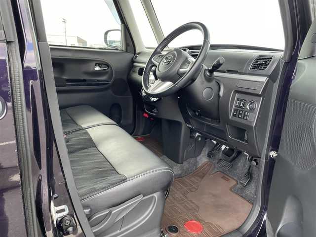 ダイハツ タント カスタム RS トップED SA Ⅲ 鳥取県 2017(平29)年 4.9万km ナイトシャドーパープルクリスタルM ４ＷＤ・ターボ/純正８インチナビ／フルセグ／ＤＶＤ／ＣＤ／ＢＴ/バックカメラ/ドライブレコーダー/スマートアシスト/両側パワースライド/純正１５インチアルミホイール/ＬＥＤヘットライト/フォグライト/プッシュスタート/シートヒーター/エコアイドル/ハーフレザーシート/ウィンカーミラー/フロアマット・バイザー