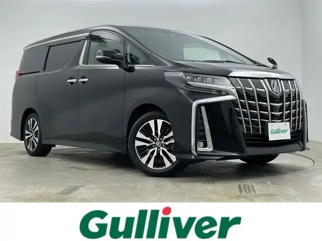 トヨタ アルファード S Cパッケージ 岡山県 2022(令4)年 3.5万km ブラック サンルーフ/黒レザーシート/前席/セカンドパワーシート（右前席メモリー付き）/前席シートヒーター/エアシート/純正９インチディスプレィオーディオ/　（DVD/CD/USB/BT/Miracast/フルセグTV）/１２．１インチフリップダウンモニター/バックカメラ/両側パワースライドドア/純正LEDヘッドライト/純正フォグランプ/オートライト/オートハイビーム/純正18インチアルミホイール/ウッドコンビステアリング/ステアリングスイッチ/ステアリングヒーター/レーダークルーズコントロール/パワーバックドア/ナノイーエアコン/衝突被害軽減ブレーキ/LKA/クリアランスソナー/オートパーキングホールド/横滑り防止/スマ-トキー×２/純正フロアマット/純正ドアバイザー/ビルトインETC/電動格納ウインカードアミラー(オート機能付き)