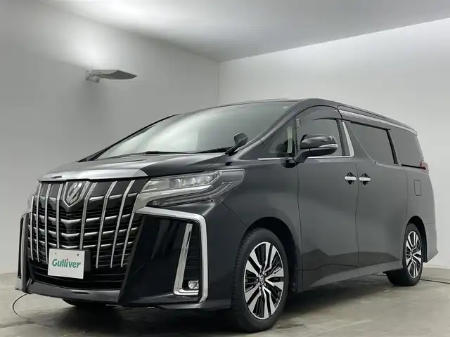 トヨタ アルファード S Cパッケージ 岡山県 2022(令4)年 3.5万km ブラック サンルーフ/黒レザーシート/前席/セカンドパワーシート（右前席メモリー付き）/前席シートヒーター/エアシート/純正９インチディスプレィオーディオ/　（DVD/CD/USB/BT/Miracast/フルセグTV）/１２．１インチフリップダウンモニター/バックカメラ/両側パワースライドドア/純正LEDヘッドライト/純正フォグランプ/オートライト/オートハイビーム/純正18インチアルミホイール/ウッドコンビステアリング/ステアリングスイッチ/ステアリングヒーター/レーダークルーズコントロール/パワーバックドア/ナノイーエアコン/衝突被害軽減ブレーキ/LKA/クリアランスソナー/オートパーキングホールド/横滑り防止/スマ-トキー×２/純正フロアマット/純正ドアバイザー/ビルトインETC/電動格納ウインカードアミラー(オート機能付き)