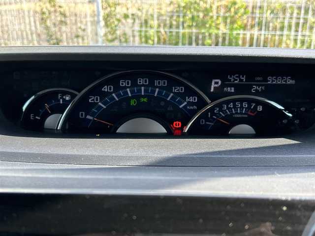 ダイハツ タント カスタム RS トップED SA 愛媛県 2014(平26)年 9.6万km タングステングレーM 禁煙車/登録時走行距離：95826km/ディーラーオプション純正ナビ/CD/DVD/ワンセグTV/バックカメラ/社外ETC/衝突被害軽減システム/横滑り防止装置/LEDヘッドライト/フォグランプ/オートライト/オートマチックハイビーム/両側パワースライドドア/エンジンスタートボタン/スマートキー/純正フロアマット