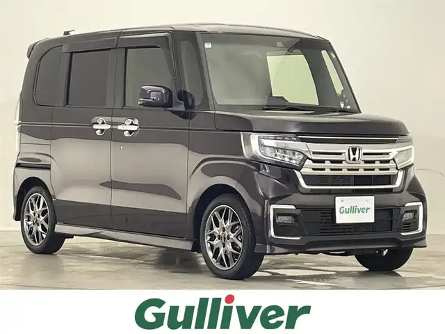 ホンダ Ｎ ＢＯＸ カスタム L ターボ 滋賀県 2021(令3)年 3.1万km プレミアムベルベットパープル・パール 純正ナビ/・フルセグTV/・CD/・DVD/バックカメラ/ETC/ドライブレコーダー/モデューロアルミホイール/両側パワースライドドア/パドルシフト/シートヒーター/ハーフレザーシート/オートライト/フォグランプ/LEDヘッドライト
