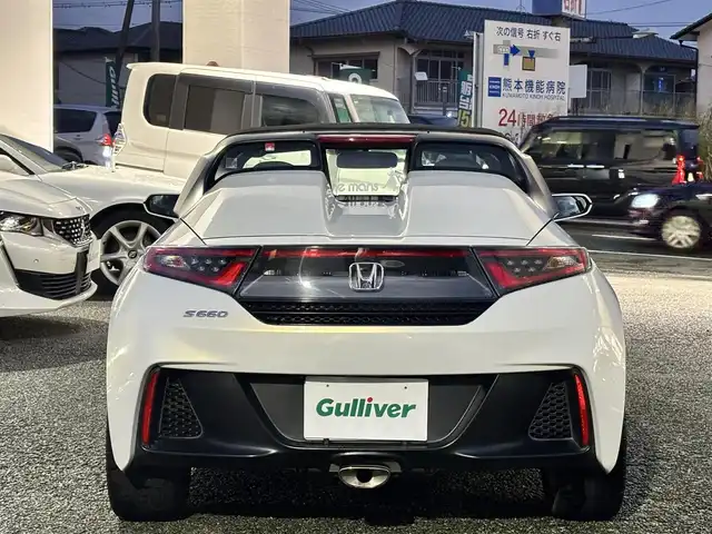 ホンダ Ｓ６６０ α 熊本県 2016(平28)年 5万km プレミアムスターホワイトパール 純正ディスプレイオーディオ/【BT/USB/HDMI】/バックカメラ/CTBA/クルーズコントロール/革巻きステアリング/ステアリングリモコン/パドルシフト/ETC/ハーフレザーシート/純正15インチアルミホイール/LEDオートライト/スマートキー/スペアキー/純正フロアマット