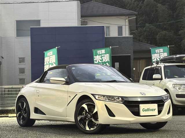 ホンダ Ｓ６６０ α 熊本県 2016(平28)年 5万km プレミアムスターホワイトパール 純正ディスプレイオーディオ/【BT/USB/HDMI】/バックカメラ/CTBA/クルーズコントロール/革巻きステアリング/ステアリングリモコン/パドルシフト/ETC/ハーフレザーシート/純正15インチアルミホイール/LEDオートライト/プッシュスタート/スマートキー/スペアキー/純正フロアマット