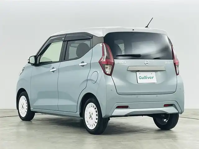 日産 デイズ ボレロ 福島県 2022(令4)年 0.3万km ライトブルーⅡ 衝突軽減/純正7インチディスプレイオーディオ/・BT/USB/APPS/FM/AM/バックカメラ/・全方位カメラ/オートライト/・オートハイビーム/・ライトレベライザー/ハーフレザー/・ベンチシート/純正フロアマット/純正ドアバイザー/ウィンカーミラー/・オートミラー/アイドリングストップ/プッシュスタート/・スマートキー