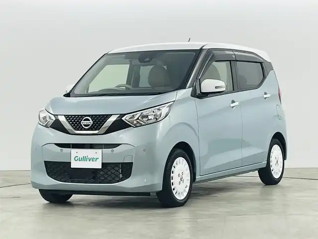 日産 デイズ ボレロ 福島県 2022(令4)年 0.3万km ライトブルーⅡ 衝突軽減/純正7インチディスプレイオーディオ/・BT/USB/APPS/FM/AM/バックカメラ/・全方位カメラ/オートライト/・オートハイビーム/・ライトレベライザー/ハーフレザー/・ベンチシート/純正フロアマット/純正ドアバイザー/ウィンカーミラー/・オートミラー/アイドリングストップ/プッシュスタート/・スマートキー