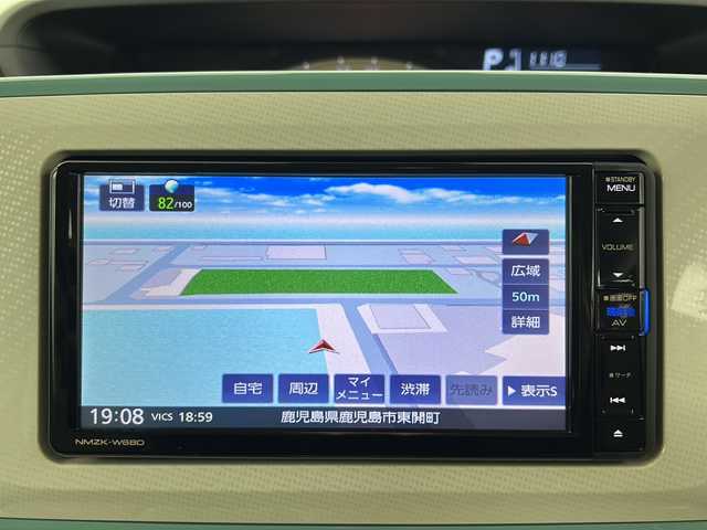 ダイハツ ムーヴ キャンバス X LTD メイクアップ SA Ⅲ 鹿児島県 2018(平30)年 3.5万km パールホワイトⅢ/ファインミントメタリック 2トーン 純正SDナビ【NMZK-W68D】/フルセグテレビ/Bluetooth/CD/DVD/FM/AM/スマートアシスト/両側パワースライドドア/LEDヘッドライト/純正ドアバイザー/純正フロアマット/オートライト/オートハイビーム/フォグライト/スペアキー