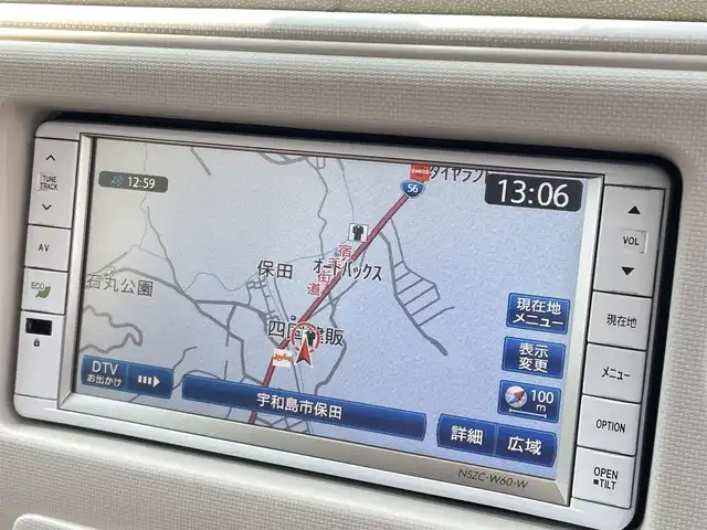 ダイハツ ミラ ココア プラスX 愛媛県 2015(平27)年 5.3万km ココアベージュマイカメタリック 純正ナビ【NSZC-W60-W】/・Bluetooth・CD・DVD・フルセグTV/USB/バックカメラ/360°ドライブレコーダー/LEDヘッドライト/純正フロアマット/純正ドアバイザー/ecoIDLE/スマートキー/ルーフレール