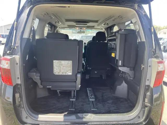 トヨタ アルファード 240S 岩手県 2012(平24)年 7.4万km ブラック 社外メモリナビ/AM/FM/CD/DVD/Bluetooth/フルセグTV/バックカメラ/ビルトインETC/片側パワースライドドア/フリップダウンモニター/レーンキープアシスト/横滑り防止装置/コーナーセンサー/オートライト/HIDヘッドライト/スマートキー/エンジンスターター/モデリスタエアロ/プッシュスタート/電動格納ミラー/社外18インチAW/純正フロアマット/ドアバイザー/保証書/取扱説明書