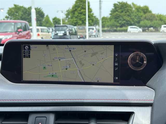 レクサス ＵＸ 250h Fスポーツ 栃木県 2019(令1)年 7.4万km テレーンカーキマイカM レクサスセーフティシステム/純正10.3インチナビ/フルセグTV/DVD/Bluetooth/USB/パノラミックビューモニター/ビルトインETC/前後ドライブレコーダー/赤革シート/前席パワーシート/シートヒーター/エアシート/パワーバックドア/アダプティブクルーズコントロール/スマートキー×2/プッシュスタート/LEDオートライト/純正18インチAW/アイドリングストップ/パドルシフト/ハンドルヒーター/電動格納ミラー