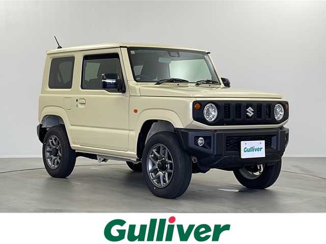 スズキ ジムニー XC 栃木県 2023(令5)年 0.1万km シフォンアイボリーM スズキセーフティサポート/・衝突軽減ブレーキ/・レーンアシスト/・オートマチックハイビーム/ダウンヒルアシスト/クルーズコントロール/アイドリングストップ/前席シートヒーター/トランスファーレバー/LEDヘッドライト/フォグランプ/ヘッドライトウォッシャー/オートライト/ステアリングスイッチ/電動格納ミラー/オートエアコン