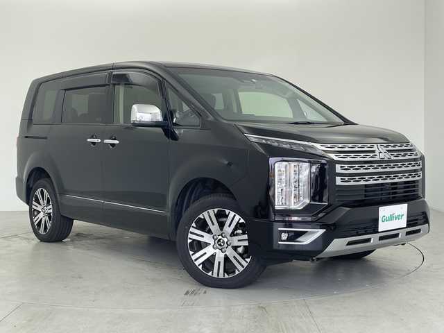 三菱 デリカＤ：５ P 愛知県 2023(令5)年 1.6万km アメジストブラック 純正10型ナビ/・Bluetooth/・CD/DVD/・フルセグテレビ/・SD音楽録音/全方位モニター/両側パワースライドドア/衝突軽減ブレーキ/レーンキープアシスト/レーダークルーズコントロール/ステアリングヒーター/オートホールド/ブラインドスポットモニター/前方ドライブレコーダー/ETC/LEDヘッドライト