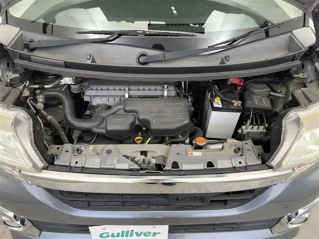 ダイハツ タント カスタム X SA 福島県 2013(平25)年 4.8万km タングステングレーM 純正ナビ/CD.DVD.Bluetooth.フルセグ/スマートアシスト/・低速域衝突回避支援ブレーキ機能/・誤発進抑制制御機能/・先行車発進お知らせ機能/・VSC/TRC/オートライト/LEDヘッドライト/アイドリングストップ/両側パワースライドドア/プッシュスタート/スマートキー