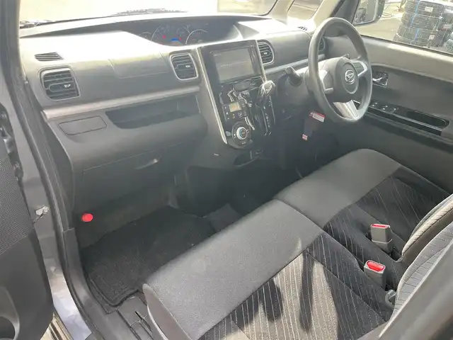 ダイハツ タント カスタム X SA 福島県 2013(平25)年 4.8万km タングステングレーM 純正ナビ/CD.DVD.Bluetooth.フルセグ/スマートアシスト/・低速域衝突回避支援ブレーキ機能/・誤発進抑制制御機能/・先行車発進お知らせ機能/・VSC/TRC/オートライト/LEDヘッドライト/アイドリングストップ/両側パワースライドドア/プッシュスタート/スマートキー