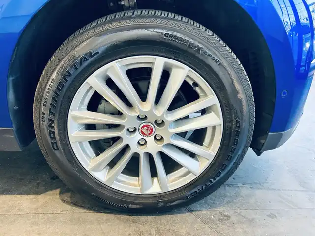 ジャガー Ｆペース プレステージ 大阪府 2018(平30)年 4.3万km 青 サンルーフ/MERIDIANサウンド/純正ナビ/TV/360度カメラ/純正19インチAW/LEDヘッドライト/ACC/ブラインドスポット/クリアランスソナー/電動リアゲート/ルーフレール/レザーシート/パワーシート/Dシートメモリ/シートヒーター/パドルシフト