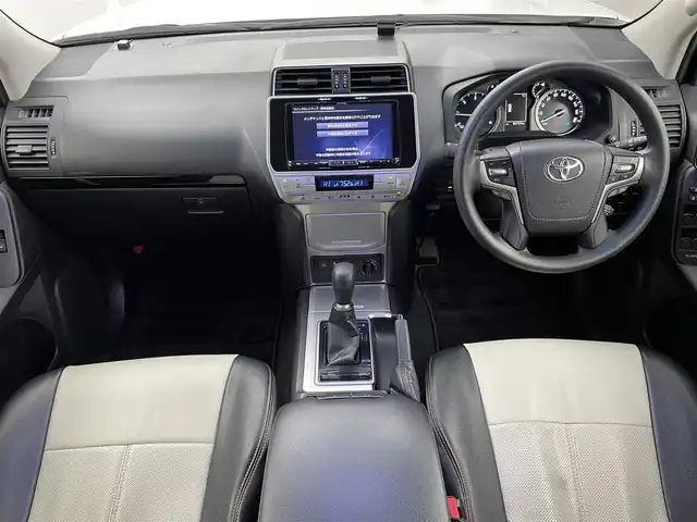 トヨタ ランドクルーザー プラド TX 群馬県 2017(平29)年 8.5万km ホワイトパールクリスタルシャイン ＡＬＰＩＮＥ９インチナビ　バックカメラ　レーダークルーズコントロール　ＬＥＤ　ＡＨＢ　ＲＡＹＳ１８インチアルミホイール　ステアリングリモコン　クリアランスソナー　スマートキー　ＥＴＣ　禁煙車