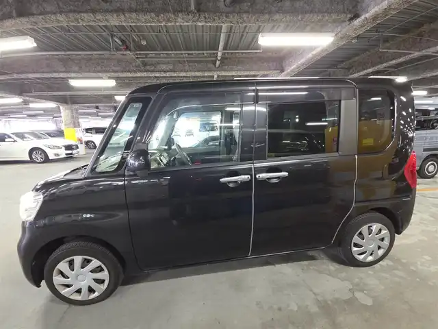 ダイハツ タント X SAⅡ 宮崎県 2016(平28)年 2.8万km ブラックマイカメタリック 純正ナビ/ワンセグTV/片側パワースライドドア/バックカメラ/ビルトインETC/スマートアシスト2/・衝突被害軽減ブレーキ/・車線逸脱警報/・誤発進抑制/・先行車発進お知らせ機能/オートライト/オートエアコン/ステアリングスイッチ/撥水加工ファブリックシート/スマートキー/プッシュエンジンスタート/イモビライザー/禁煙車