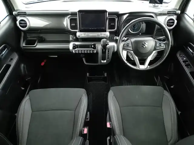 スズキ クロスビー HYBRID MZ 福井県 2021(令3)年 3.1万km 黒 4WD/社外SDナビ（CN-RZ866）/・（フルセグTV/CD/DVD/Bluetooth）/全方位カメラ/スズキセーフティサポート/レーンキープアシスト/横滑り防止装置/後部コーナーセンサー/レーダークルーズコントロール/前席シートヒーター/ETC/前後ドライブレコーダー/レーダー探知機（ZERO 809LV）/ステアリングリモコン/パドルシフト/オートLEDヘッドライト/電動格納ウィンカーミラー/純正16インチAW/スマートキー