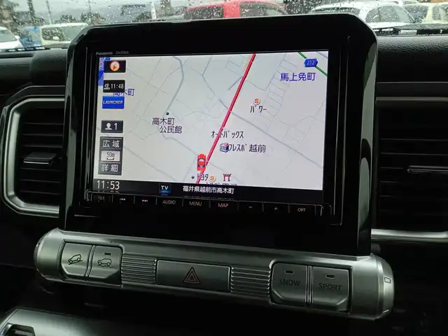 スズキ クロスビー HYBRID MZ 福井県 2021(令3)年 3.1万km 黒 4WD/社外SDナビ（CN-RZ866）/・（フルセグTV/CD/DVD/Bluetooth）/全方位カメラ/スズキセーフティサポート/レーンキープアシスト/横滑り防止装置/後部コーナーセンサー/レーダークルーズコントロール/前席シートヒーター/ETC/前後ドライブレコーダー/レーダー探知機（ZERO 809LV）/ステアリングリモコン/パドルシフト/オートLEDヘッドライト/電動格納ウィンカーミラー/純正16インチAW/スマートキー