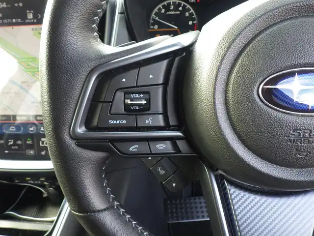 スバル レヴォーグ 1．8GT EX 千葉県 2021(令3)年 3.2万km クリスタルブラックシリカ 215/50R17/アイサイト/SIドライブ/スバルリヤビークルディテクション/SRH（ステアリング・レスポンシブ・ヘッドランプ）/スマートリアビューミラー/純正ナビ/地デジTV/【Apple CarPlay　Android Auto対応】/【Bluetooth接続】/サイド/バックカメラ/ドライブレコーダー（DRY-ST2000）/革巻きステアリング/ステアリングスイッチ/パドルシフト/ETC/LEDヘッドライト/フォグライト/ウインカーミラー/リアコーナーセンサー/純正17インチアルミホイル/サイド/カーテンエアバッグ/スマートキー