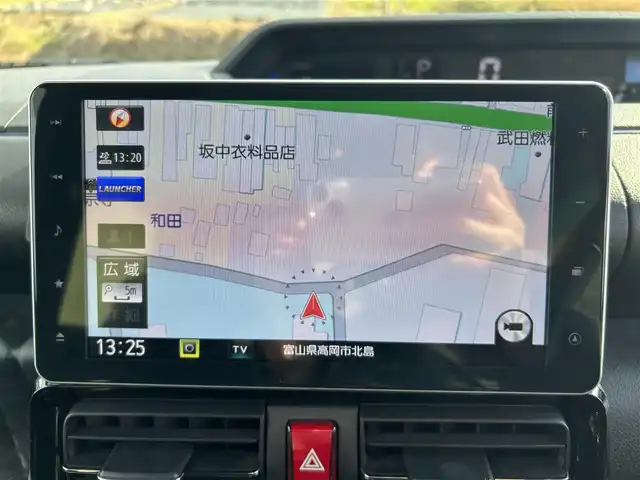 ダイハツ タント カスタム RS 富山県 2021(令3)年 7.9万km レーザーブルークリスタルシャイン 4WD/純正SDナビ/(AM/FM/CD/DVD/USB/ipod)/フルセグTV/カメラ(バック、全方位）/Bluetooth/クルーズコントロール/衝突軽減システム/コーナーセンサー/レーンキープアシスト/オートマチックハイビーム/横滑り防止装置/盗難防止装置/両側パワースライドドア/ドライブレコーダー/ビルトインETC/ハーフレザーシート/シートヒーター　運転席+助手席/純正AW/LEDライト/フォグランプ/アイドリングストップ/スマートキー×2/取扱説明書/保証書