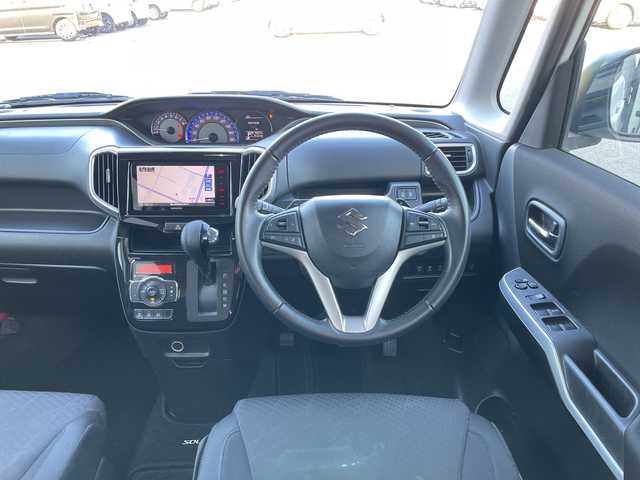 スズキ ソリオ バンディット HV MV 富山県 2020(令2)年 6.2万km ピュアホワイトP 社外ナビ（KENWOOD）/【CD/DVD/フルセグTV/BT/iPod】/両側パワースライドドア/ワンオーナー/クルーズコントロール/コーナーセンサー/パドルシフト/純正アルミホイール/電動格納ミラー/シートヒーター/スマートキー/アイドリングストップ/ETC/プッシュスタート/純正フロアマット/横滑り防止装置/盗難防止装置/レーンキープアシスト/オートマチックハイビーム