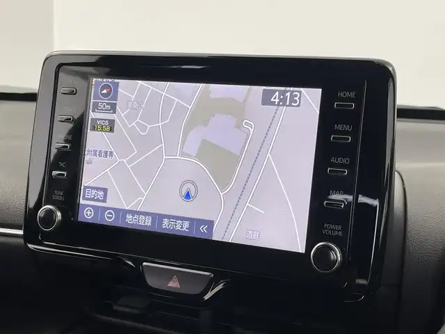 トヨタ ヤリスクロス ハイブリッド Z アドベンチャー 埼玉県 2023(令5)年 0.5万km ベージュ 純正ナビ/(フルセグTV/BT/USB/Miracast)/バックカメラ/プリクラッシュセーフティ/レーンディパーチャーアラート/クリアランスソナー/パーキングセンサー/リアシートリマインダー/標識認識表示/先行車発進告知/後退時速度抑制サポート/ふらつき防止/レーダークルーズコントロール/ビルトインETC(2.0)/シートヒーター(D＋N席)/パワーシート/ステアリングヒーター/オートエアコン(ナノイーX)/革巻きステアリング/ステアリングスイッチ/ドライブセレクト/オートライト/オートマチックハイビーム/オートホールド/ルーフレール/プッシュスタート＆スマートキ/ウインカー付き電動格納ミラー/LEDヘッドライト/フォグランプ/ドアバイザー/純正フロアマット/純正18インチAW