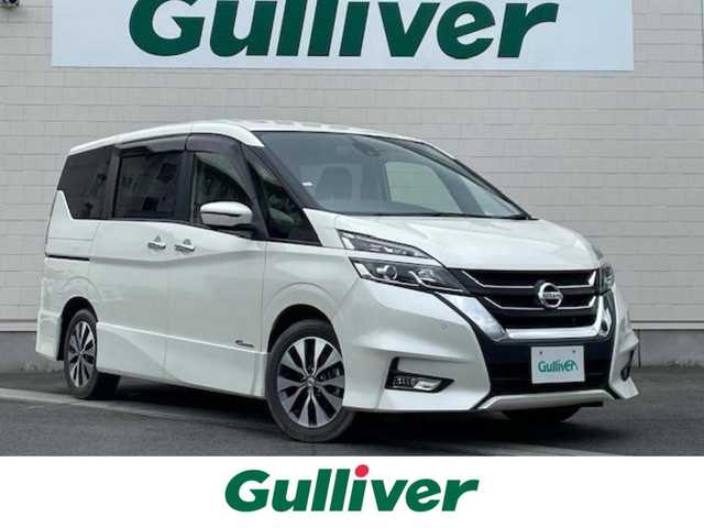 日産 セレナ ハイウェイスター Vセレクション 静岡県 2017(平29)年 6.6万km ブリリアントホワイトパール ●純正ナビ/(フルセグ/CD/DVD/AUX/Bluetooth)/(MM316D-W)/●全方位カメラ/●プロパイロット/●衝突軽減ブレーキ/●レーンキープアシスト/●前後コーナーセンサー/●パーキングアシストシステム/●LED/●オートライト/●フォグランプ/●革巻きステアリング/●ステアリングスイッチ/●電動格納ウインカーミラー/●ETC/●純正フロアマット/●ドアバイザー/●前方ドライブレコーダー/●プッシュスタート/●スマートキー/●横滑り防止装置/●純正16インチアルミホイール/●W+サイド+カーテンSRS+ABS