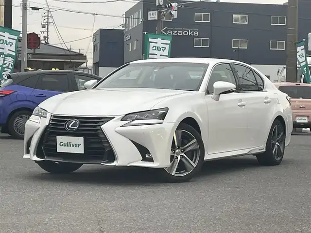 レクサス ＧＳ 300h Iパッケージ 愛知県 2016(平28)年 7.1万km ソニッククォーツ ワンオーナー/純正ナビ/地デジTV/バックカメラ/純正アルミホイール/前後クリアランスソナー/レーダーブレーキサポート/レーダーブレーキサポート/LEDヘッドライト/オートライト/オートマチックハイビーム/パドルシフト/LEDウォッシャー/ステアリングスイッチ/ステアリングヒーター/メモリーシート/レザーシート/シートヒーター（前席）/シートベンチレーション（前席）/電子制御パーキングブレーキ/追従機能付きクルーズコントロール/前方ドライブレコーダー/スペアキー（2本）/横滑り防止装置/保証書/取扱説明書/純正フロアマット