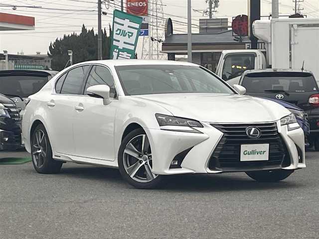 レクサス ＧＳ 300h Iパッケージ 千葉県 2016(平28)年 7.1万km ソニッククォーツ ワンオーナー/純正ナビ/地デジTV/バックカメラ/純正アルミホイール/前後クリアランスソナー/レーダーブレーキサポート/レーダーブレーキサポート/LEDヘッドライト/オートライト/オートマチックハイビーム/パドルシフト/LEDウォッシャー/ステアリングスイッチ/ステアリングヒーター/メモリーシート/レザーシート/シートヒーター（前席）/シートベンチレーション（前席）/電子制御パーキングブレーキ/追従機能付きクルーズコントロール/前方ドライブレコーダー/スペアキー（2本）/横滑り防止装置/保証書/取扱説明書/純正フロアマット