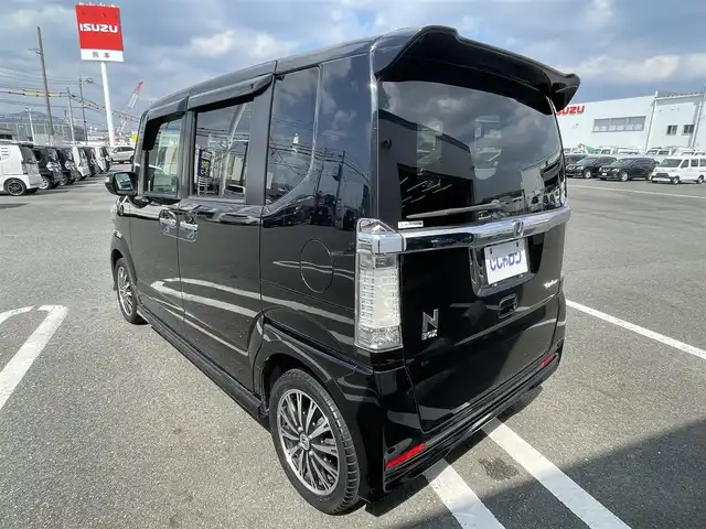 ホンダ Ｎ ＢＯＸ カスタム G ターボパッケージ 熊本県 2012(平24)年 9.8万km クリスタルブラックパール (株)IDOMが運営する【じしゃロン熊本店】の自社ローン専用車両になります。こちらは現金またはオートローンご利用時の価格です。自社ローンご希望の方は別途その旨お申付け下さい　/純正ナビ/フルセグテレビ/DVD/CD/Bluetooth接続/クルーズコントロール/両側パワースライドドア/HIDヘッドライト/オートライト/スマートキー/純正アルミホイール