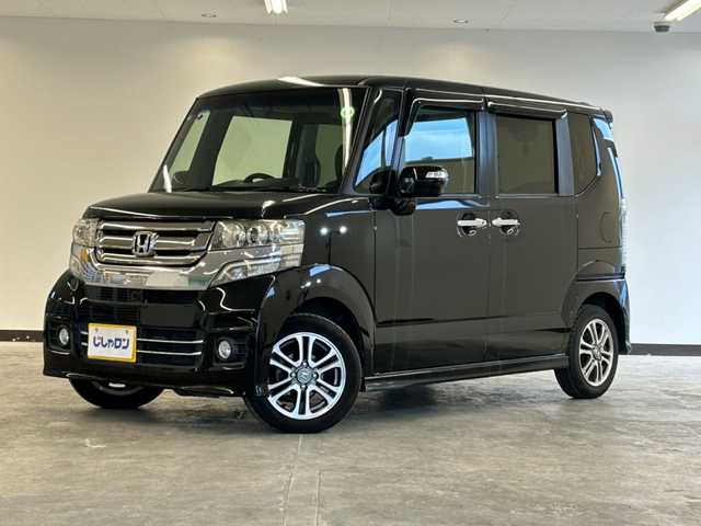 ホンダ Ｎ ＢＯＸ カスタム G Lパッケージ 静岡県 2016(平28)年 4.2万km スマートブラック (株)IDOMが運営する【じしゃロン浜松店】の自社ローン専用車両になりますこちらは現金またはオートローンご利用時の価格です。自社ローンご希望の方は別途その旨お申付け下さい/社外ナビ　/フルセグＴＶ　/Ｂｌｕｅｔｏｏｔｈ接続　/ＤＶＤ／ＣＤ　/バックカメラ　/ＥＴＣ　/両側パワースライドドア　/純正フロアマット　/純正アルミホイール　/ＨＩＤヘッドライト　/Ｗエアバッグ　/スマートキー
