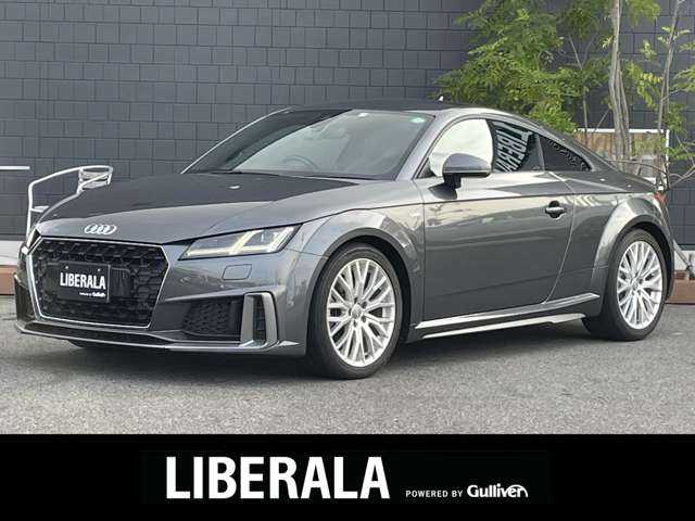 アウディ ＴＴクーペ 40TFSI 滋賀県 2019(令1)年 4.4万km デイトナグレーパールエフェクト Sラインパッケージ/・ヘッドライトウォッシャー/・LEDリヤダイナミックインディケーター/・Sライン18インチAW/・Sラインスポーツサスペンション/・Sライン専用シート(アルカンターラ/レザー)/・4ウェイランバーサポート/・Sラインインテリア/・Sラインエクステリア/マトリクスLEDヘッドライト/・アダプティブライト/コンフォートパッケージ/・シートヒーター(フロント)/・センターアームレスト/・アウディサイドアシスト/・アウディパーキングシステム(フロント/リヤ)/・リヤビューカメラ/・アウディホールドアシスト/バーチャルコックピット/MMIナビゲーション/・CarPlay/USB/BT/フルセグ/ETC2.0/ドラレコ/アドバンストキーシステム/パワーシート/レイン/ライトセンサー/自動防眩ルームミラー/ドライブセレクト/パドルシフト