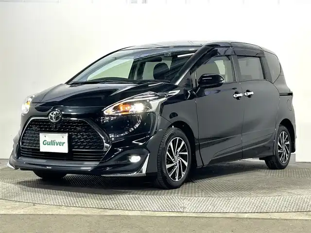 トヨタ シエンタ G クエロ 大阪府 2019(平31)年 1.5万km ブラックマイカ モデリスタエアロ 純正ナビ(フルセグ/DVD再生/Bluetooth) 360カメラ ETC 両側パワースライドドア 衝突軽減 クリアランスソナー トヨタセーフティセンス ドラレコ スマートキー