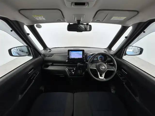 日産 ルークス ハイウェイスター X 愛知県 2022(令4)年 3.5万km パープルⅡ 日産インテリジェントモビリティー/　・インテリジェント FCW（前方衝突予測警報）/　・インテリジェントスマートブレーキ/　・インテリジェントLDW（車線逸脱警報）/　・インテリジェント FCW（前方衝突予測警報）/　・踏み間違い衝突防止アシスト/純正9インチナビ/（Bluetooth/CD/DVD/フルセグTV）/全方位カメラ/両側パワースライドドア/ETC装備/純正LEDライト/ドライブレコーダー/サンシェード/プラズマクラスター技術搭載リヤシーリングファン/後席テーブル/後席USB端子入力/ドアバイザー/純正フロアマット