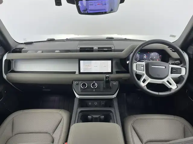 ランドローバー ランドローバー ディフェンダー 110S 愛知県 2023(令5)年 2.6万km 緑Ⅱ 有償カラー【パンゲアグリーン/ホワイトルーフ】/ブラックエクステリアパック/純正ナビ/AppleCarPlay/AndroidAuto/360度モニター/サイドステップ/レザーシート/シートヒーター/デジタルインナーミラー/純正19インチAW