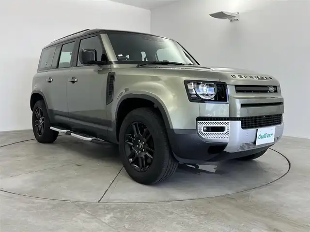 ランドローバー ランドローバー ディフェンダー 110S 愛知県 2023(令5)年 2.6万km 緑Ⅱ 有償カラー【パンゲアグリーン/ホワイトルーフ】/ブラックエクステリアパック/純正ナビ/AppleCarPlay/AndroidAuto/360度モニター/サイドステップ/レザーシート/シートヒーター/デジタルインナーミラー/純正19インチAW