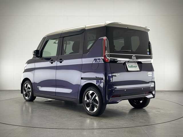 日産 ルークス HWS X プロパイロットED 宮崎県 2020(令2)年 5.1万km パープル／銀 エマージェンシーブレーキ/純正9型ナビTV/（CD/DVD/MSV/Bluetooth/フルセグTV）/純正ドライブレコーダー/純正ビルトインETC/純正LEDオートライト/純正LEDフォグ/純正14インチアルミ/純正フロアマット/ハンズフリー両側電動スライドドア/プロパイロット/アラウンドビューモニター/電子パーキング/オートホールド/クリアランスソナー/リアサーキュレーター（プラズマクラスター）/ウインカードアミラー/オートエアコン/インテリジェントキー/プッシュエンジンスタート/新車時保証書/取扱い説明書